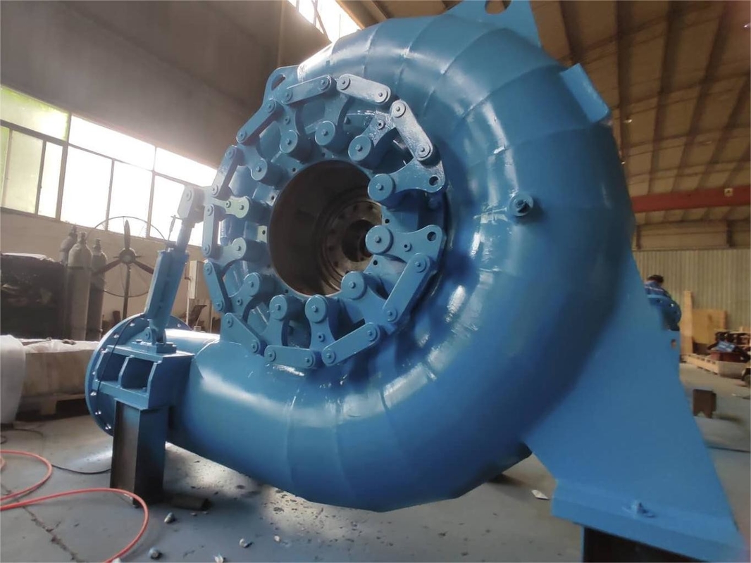 Capaciteit Staal Kaplan Hydroturbine Francis Hydroturbine Custom Model voor 200kw-20mw Power Scale
