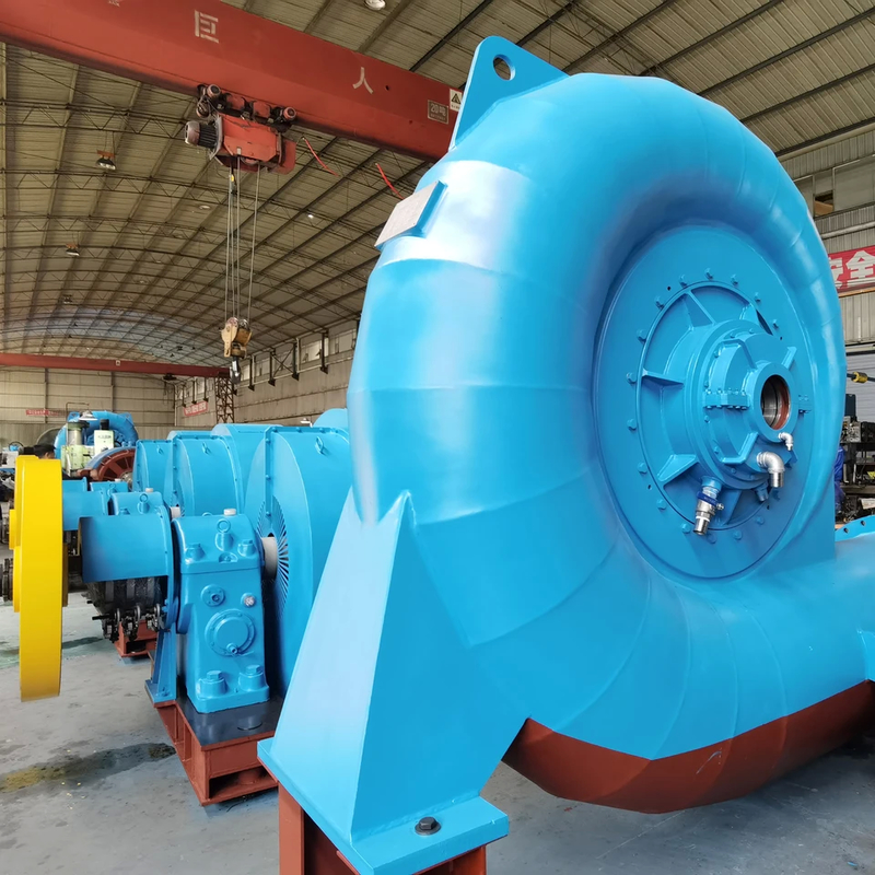 Power Water Turbine Generator Brushless 220V-690V 450-1000 RPM voor verschillende toepassingen