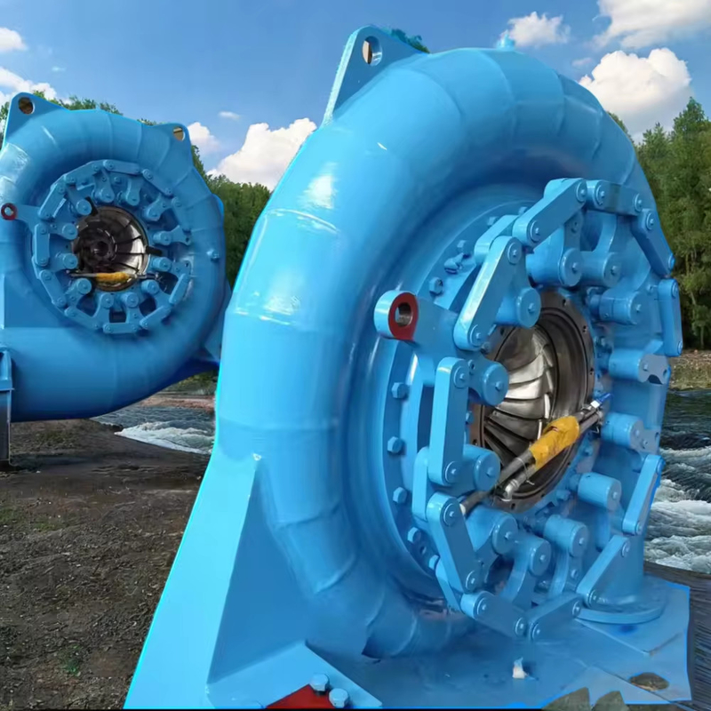 Waterturbine generator Verticale installatie 200kw-20mw Vermogen Uitgang Borstelloze excitatie-modus