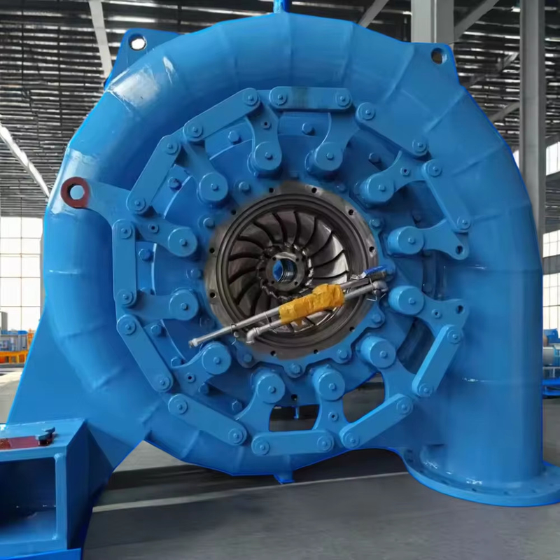 Verticale of horizontale installatie Francis-turbinegenerator met automatische bediening voor energiecentrales