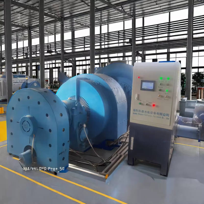 200kw-20mw capaciteit Hydroturbine Generator Op maat gemaakt model voor 5m-500m waterkop toepassingen