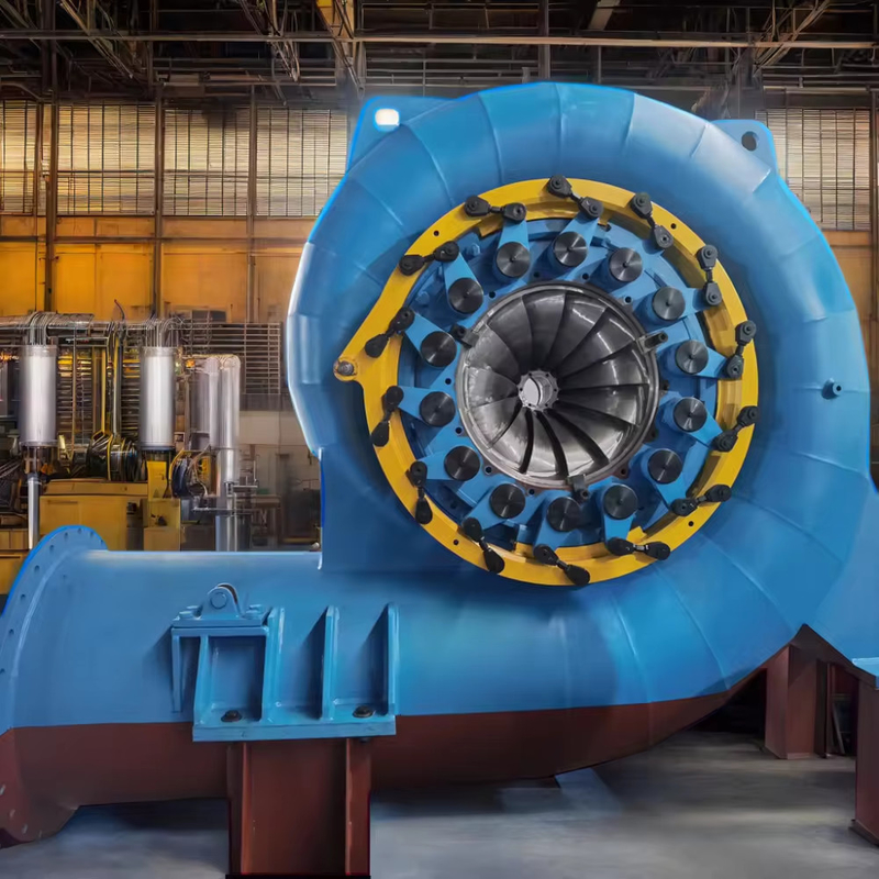Verticale waterturbinegenerator 50Hz borstelloze 220V-690V luchtgekoelde outdoor automatische besturing