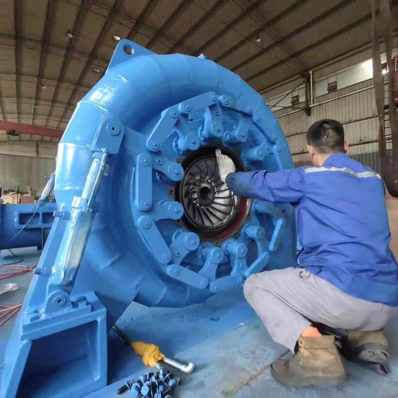 690V 20MW verticale waterturbine generator Lucht/water koeling In- en buiteninstallatie