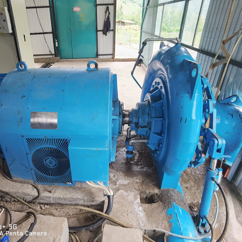 500-1000 RPM Waterkop Hoogkopwaterturbine voor 50HZ/60HZ energieopwekking