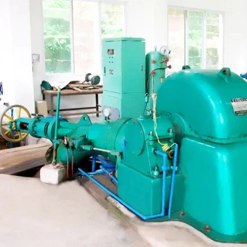 Krachtige waterturbinegenerator Aangepaste kleur Elektrisch systeem voor binnen en buiten