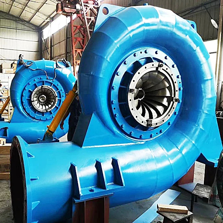 Duurzaamheid Hydroturbinegenerator Werkt bij 450-1000 tpm Frequentie voor energieopwekking op 50HZ/60HZ