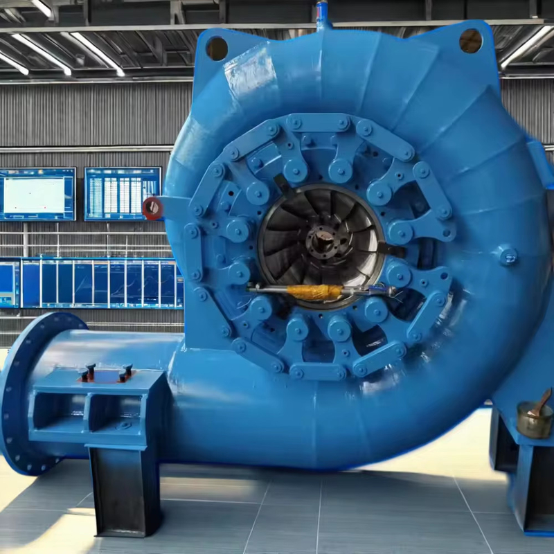 Capaciteit Staal Kaplan Hydroturbine Francis Hydroturbine Custom Model voor 200kw-20mw Power Scale