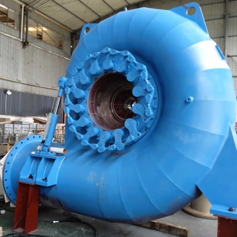 200kW - 20MW staal en roestvrij staal constructie Francis High Head water turbine met duurzaamheid