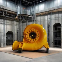 Waterturbinegenerator met koelmethode lucht/waterkoeling en 450-1000 RPM