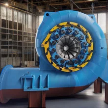Static Silicon Excitation Mode Turbine Generator voor binnen / buiten met nominale spanning 220V-690V