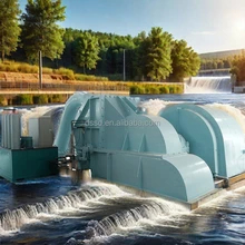 Op maat gemaakte 100kw-50mw Pelton Turbine Energy Generator 50/60Hz met High Head
