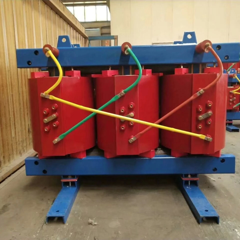 IEC60076 Standaard Custom Design Zwart / Geel Kern Type Power Distribution Transformer 5-3000kva