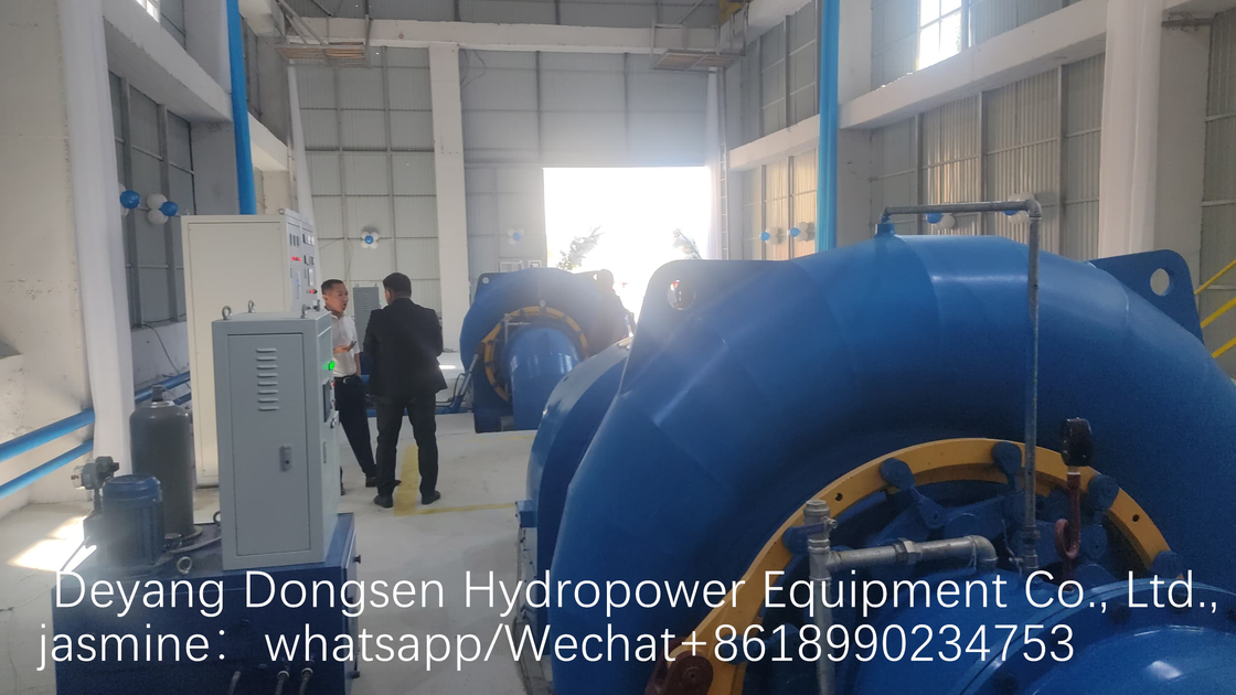 400V 800V 6.3kV 10kV Nominale Spanning Roestvrij staal Runner Francis Turbine Generator
