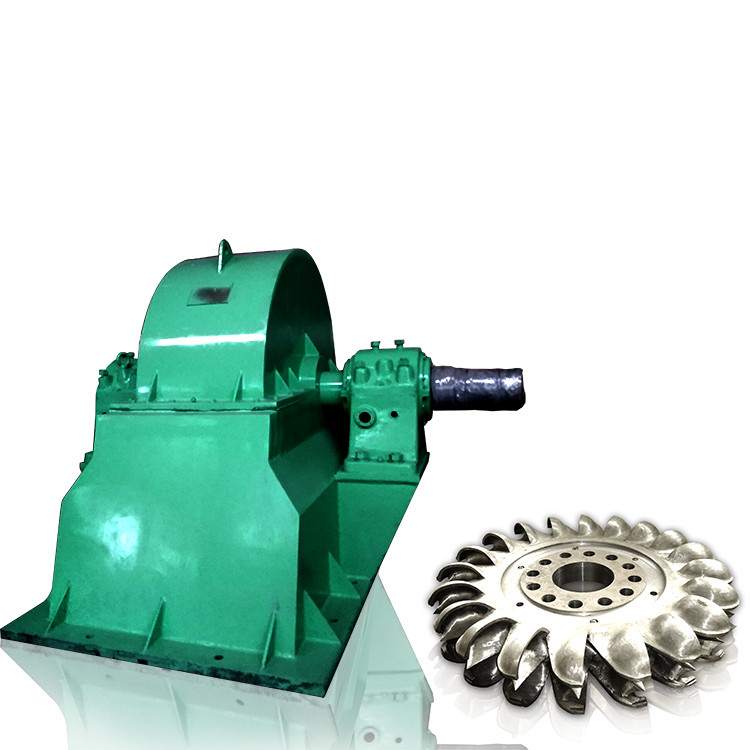 5T-50T aangepaste Pelton turbine generator met lucht olie koeling en thyristor excitatie