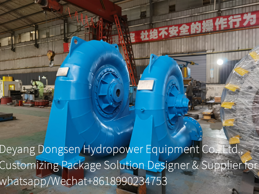 Automatische besturing statisch silicium opwinding water turbinegenerator met snelheidsbereik van 450-1000 RPM