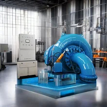 450-1000rpm roestvrij staal en staal Francis turbinegenerator voor elektriciteitsopwekking