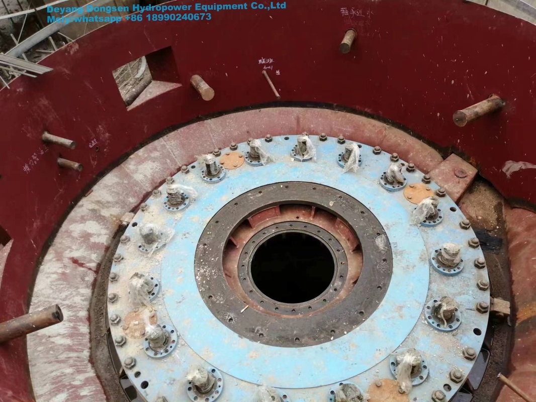 90-96% Efficiëntie Hydroturbinegenerator voor waterkracht 5m-500m Waterkop 450-1000 RPM