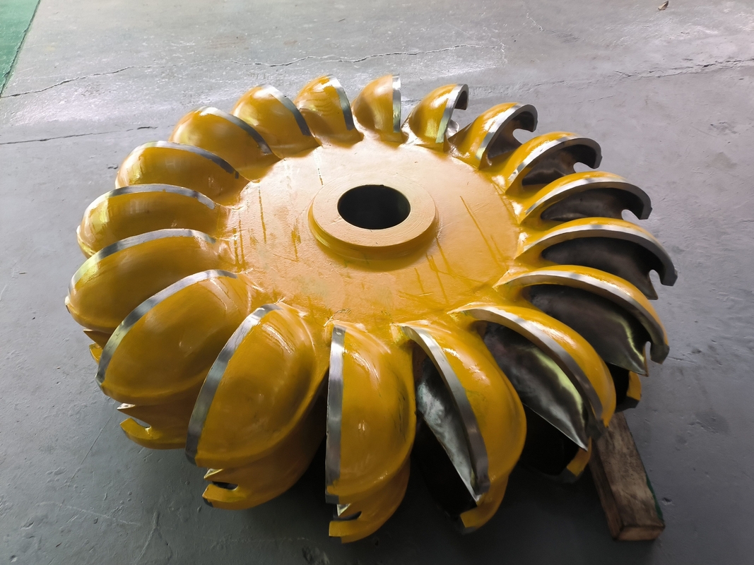 Precision Hydro Turbine Runner met wisselbaar blad Anti-corrosie met roestvrij staal of koolstofstaal