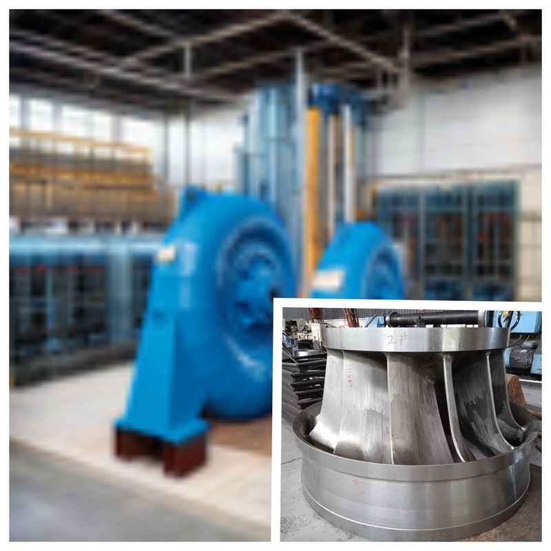 Roestvrij staal Francis Turbine Generator met 90%-96% efficiëntie en 300 kW-20 MW vermogen