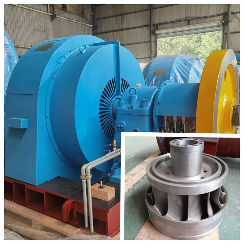 Verticale of horizontale waterturbinegenerator met automatische bediening