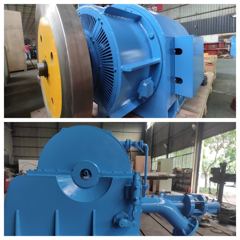 Gegote ijzeren Pelton-wiel turbinegenerator met nominale stroom 100A-1000A 100KW-50MW voor elektriciteitsopwekking