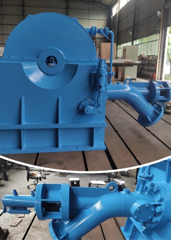 100-1000A Nominale stroom Lucht / oliegekoelde gietijzer / roestvrij staal Pelton-type turbinegenerator