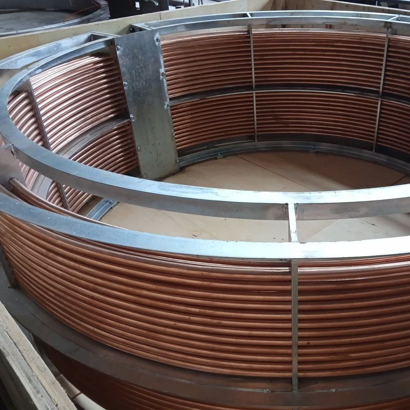 10 GPM Stroomsnelheid Koperpijp Schelp En Buiswarmtewisselaar met 6 ft Schelplengte en ASME-certificering