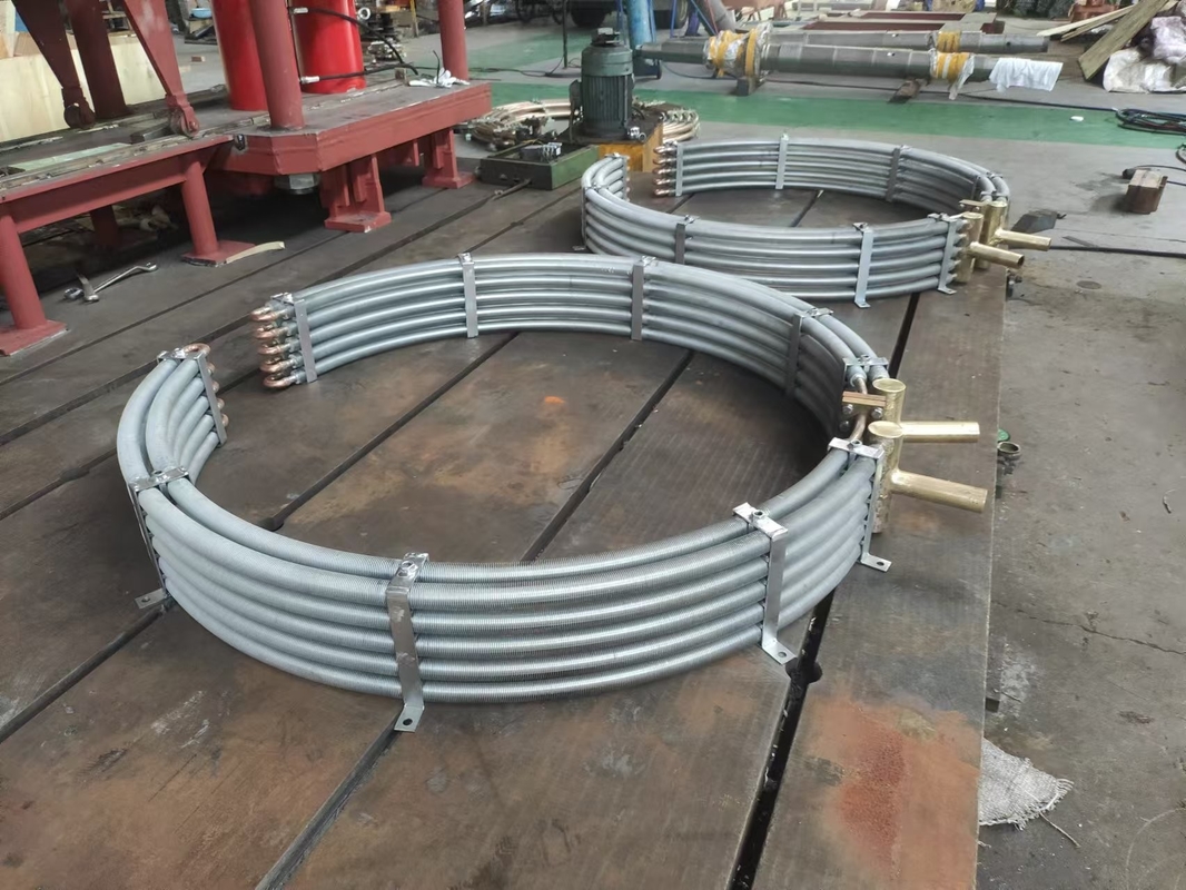 Industriële wand gemonteerde hydraulische olie koeler 10-50 kg Voor vloeistofpijp Operatietemperatuurbereik 0-80 °C Prestaties