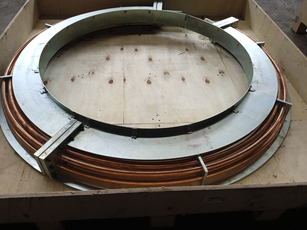 Werktemperatuurbereik 0-80°C Luchtkoeler 500x500x500 mm Hydraulische turbine-eenheid Olie-koeler en koeloplossing