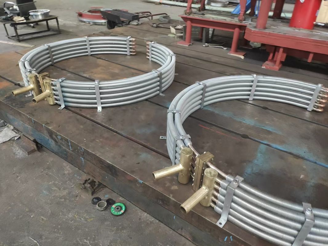 Werktemperatuurbereik 0-80°C Luchtkoeler 500x500x500 mm Hydraulische turbine-eenheid Olie-koeler en koeloplossing