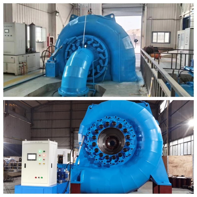 Waterhoofd 20m-200m Francis Hydro Turbines Generator met 88-96% efficiëntie en prestaties