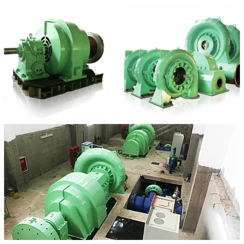 50HZ/60HZ 500KW-20MW Hydraulische turbine borstelloze excitatiegenerator voor elektriciteitscentrales