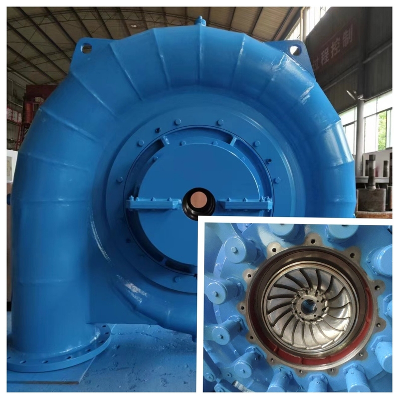 Waterhoofd 20m-200m Francis Hydro Turbines Generator met 88-96% efficiëntie en prestaties