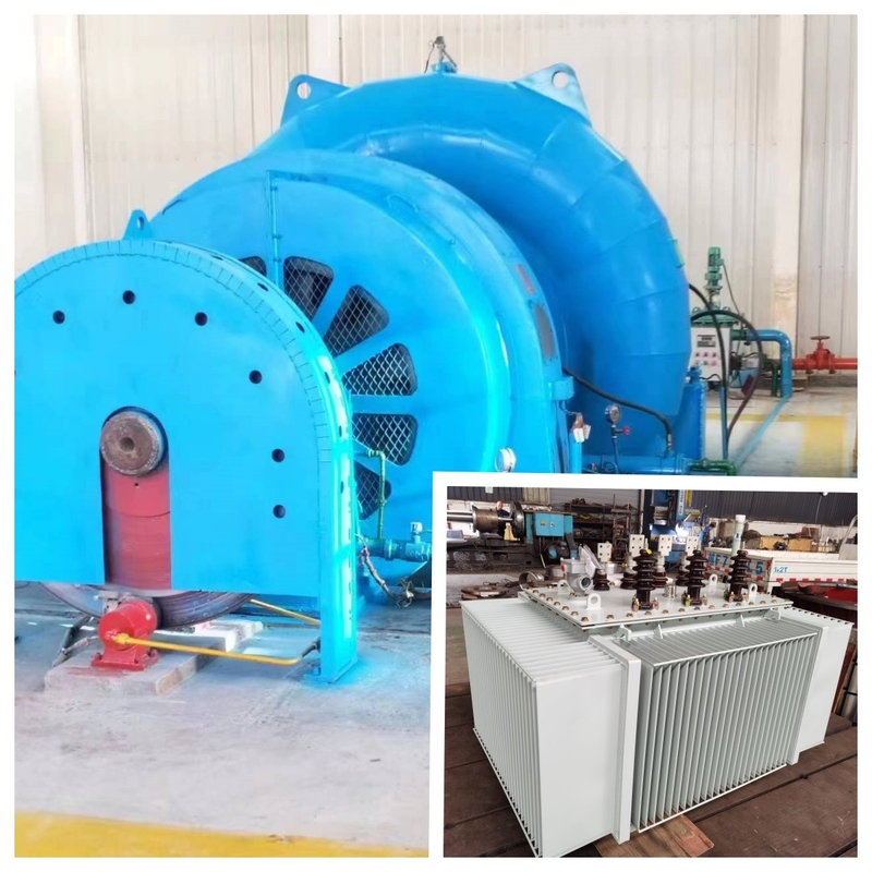 Stalen waterturbine borstelloze opwinding generator voor 5m-500m water hoofd