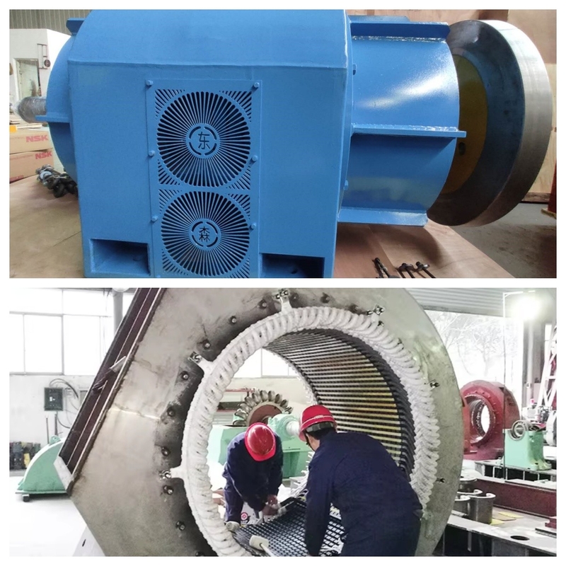 Automatische besturing statisch silicium opwinding water turbinegenerator met snelheidsbereik van 450-1000 RPM