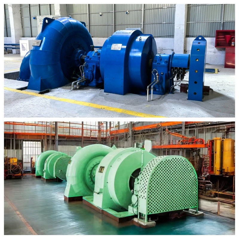 Waterhoofd 20m-200m Francis Hydro Turbines Generator met 88-96% efficiëntie en prestaties