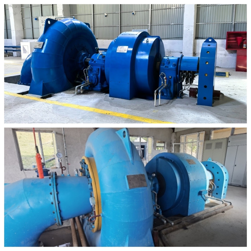 Waterhoofd 20m-200m Francis Hydro Turbines Generator met 88-96% efficiëntie en prestaties