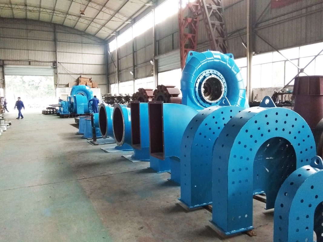 4 MW capaciteit Francis-type waterturbines voor Sustainablemini Power Station