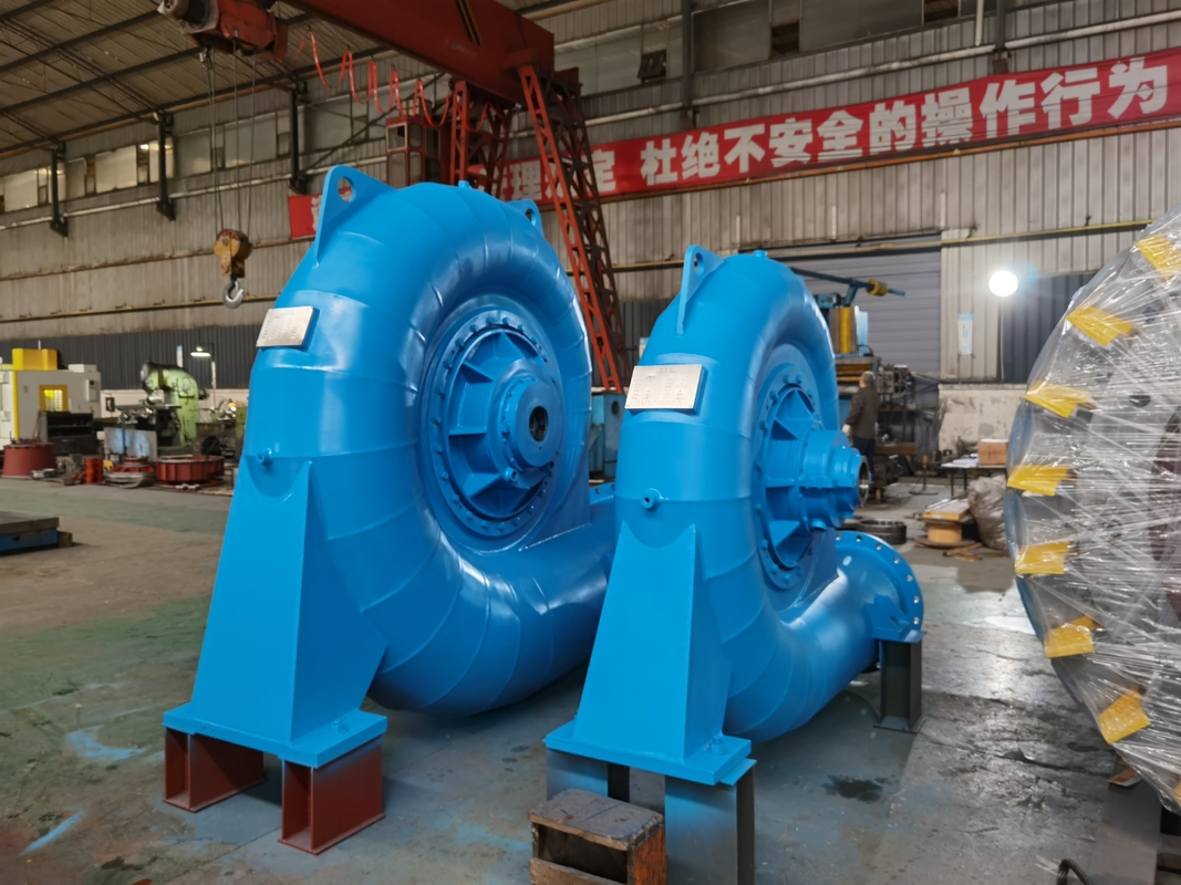 Volledig automatische controle horizontale kleine waterturbine generator met statische silicium opwinding
