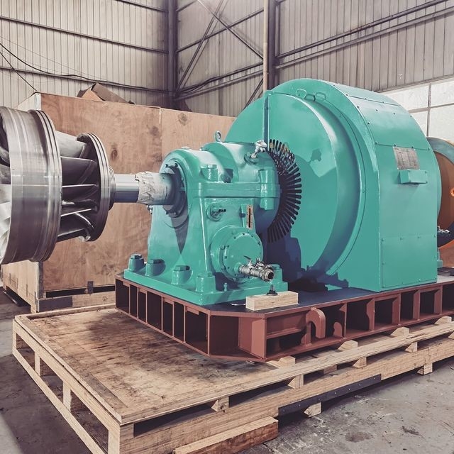 Verticale / horizontale borstelloze 50Hz/60Hz waterturbine generator met automatische handmatige bediening
