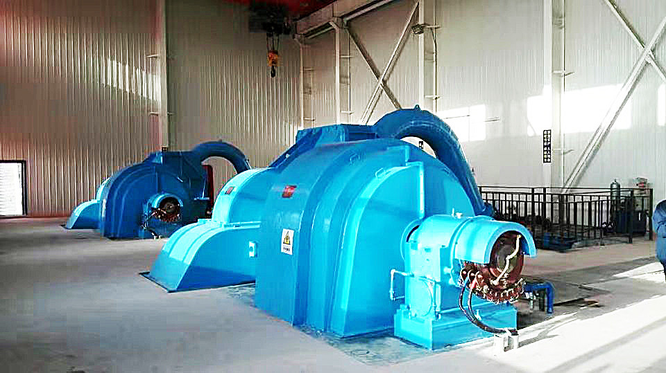 Goedkwaliteit Hydroturbine fabrikant Op maat gemaakte generatoren voor waterkop 20m-200m Energiecentrales