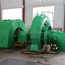 PLC-besturingssysteem Waterturbinegenerator 1000 kW Vermogen Uitgang Lucht/water koeling voor energieproductie