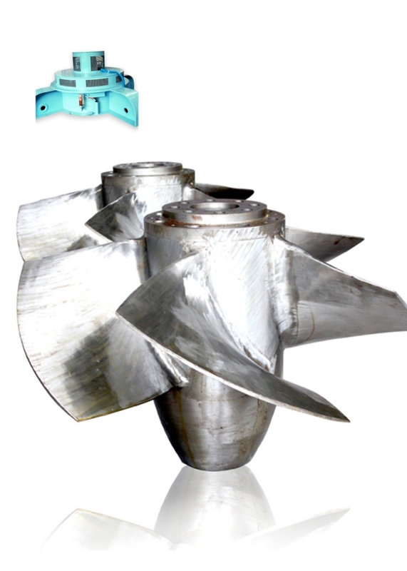 Gepersonaliseerde Kaplan Hydroturbine Generator Runner Diameter 0,6-2m Voor Output