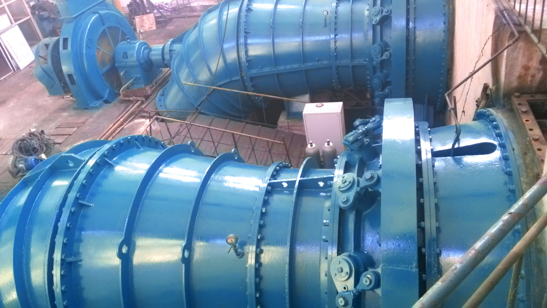 0.5 MW-20 MW Power Output Pelton turbinegenerator met horizontale installatie en statisch opwekkingssysteem