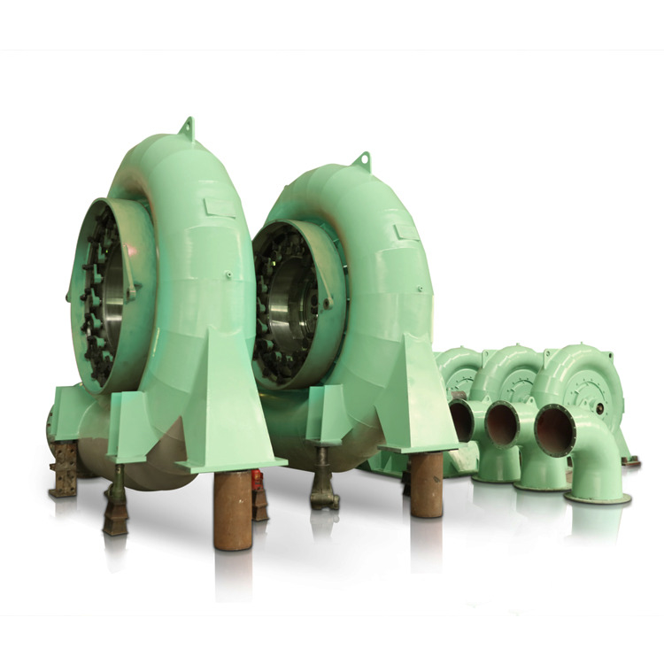 150 RPM-1000 RPM snelheidsbereik Waterturbinegenerator Lage geluidsniveau ≤80dB en lange levensduur Meer dan 30 jaar