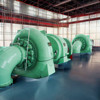 Onderhoudt 85% efficiëntie bij 40-110% variatie van de belasting Efficiëntie van de waterkrachtturbine Nominale spanning 400V 600V 800V 11KV 13.8KV