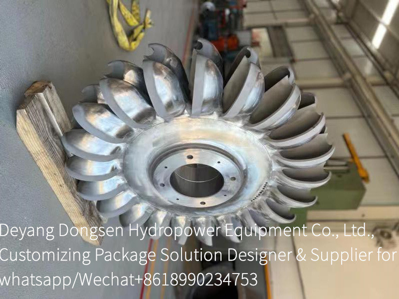 Gepersonaliseerde blaadhoogte roestvrij staal waterturbine runner voor langdurige energieproductie