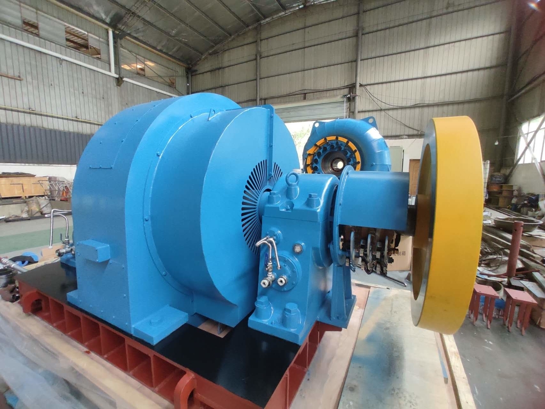 400V nominale spanning Francis Hydroturbine Generator Customized Control And Protection System