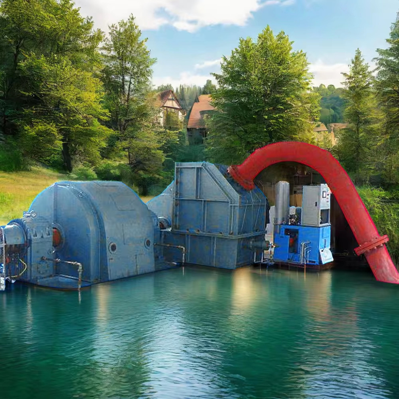 Op maat gemaakte Pelton-waterturbinegenerator met een intelligent beschermingssysteem