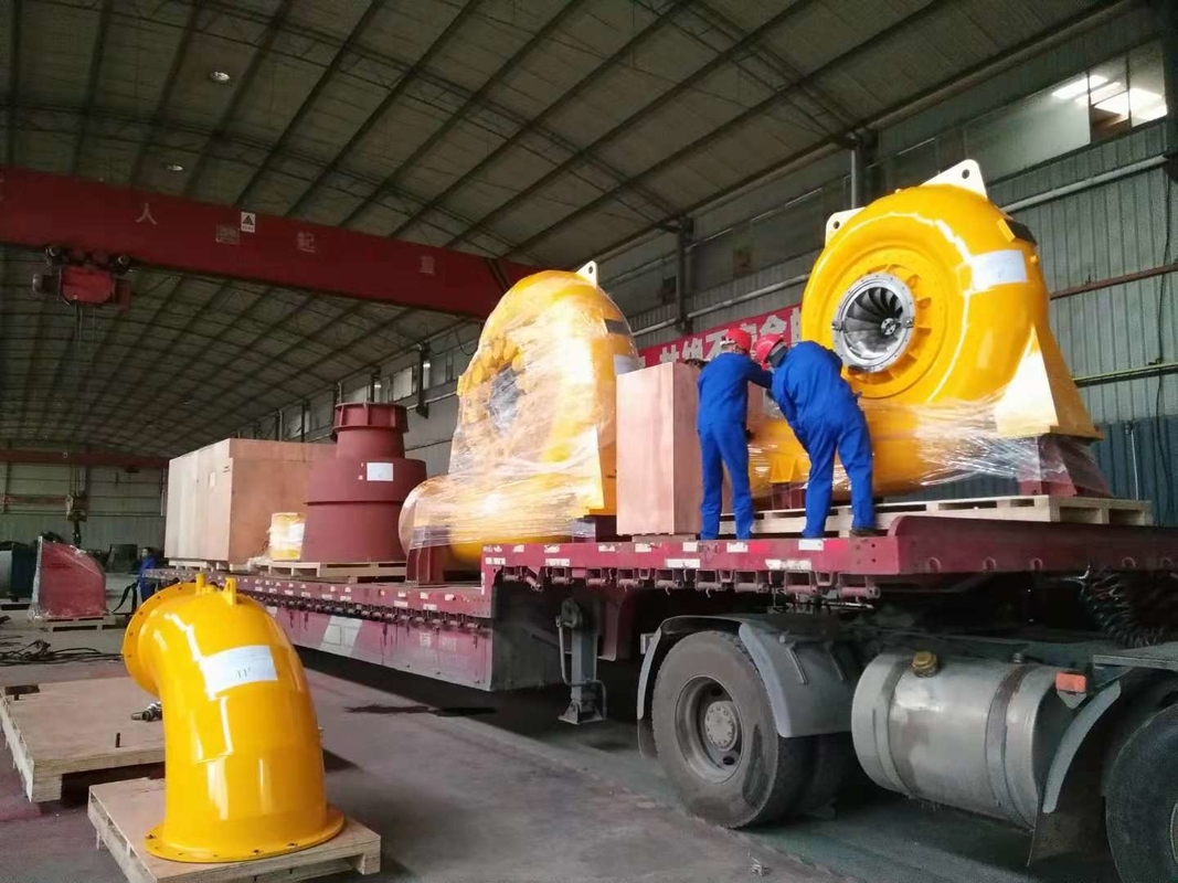 Isolatie Klasse F/F Borstelloze opwinding Francis turbinegenerator voor en stabiele energieopwekking